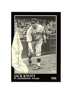 Jack Knott Cut Signature 1991 Sporting News Conlon Collection Auto Autographed - Picture 1 of 2