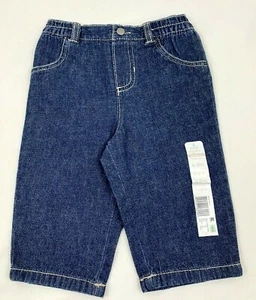 Small Wonders Denim Blue Jeans, 6-9 Months - Picture 1 of 3