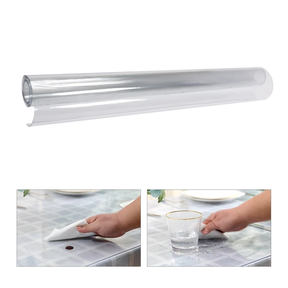 78 x 42Inch Table Cover Protector Table Pad Transparent 2mm Thick Desk Protector - Image 1 of 4