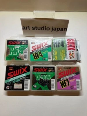 SWIX HF wax set USED Cross Country Nordic Ski Bundle Fluoro Universal used 6set - Image 1 of 4