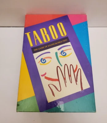 Taboo Board Game The Game Of Unspeakable Fun Complete Good Vintage 1989 - Image 1 of 4