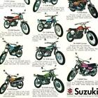 SUZUKI 1971 MOTORCYCLES ENDURO STREET MOTOCROSS PRINT AD Vintage BROCHURE REBEL 