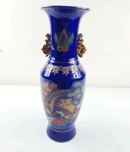 19thc ROSE MEDALLION FAMILLE ROSE CHINES IMPERIAL CANTON DRAGONWARE VASE - Picture 1 of 12