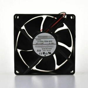 Ventilateur de refroidissement 3110KL-05W-B50 pour NMB deux roulements à billes DC24V 8 cm 2 broches/3 broches - Photo 1/9