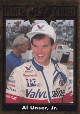 Al Unser Jr 1992 Cartwrights Players Choice CART Indy Car Card #3 Oddball 500
