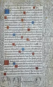 Stundenbuch Paris, Pigouchet, Vostre, Gravur, Figuren Original um 1500 - Bild 1 von 11