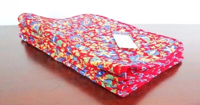 Patricia Spratt 4 Placemats Red Floral NEW Old  Lyme Connecticut USA - Image 1 of 4