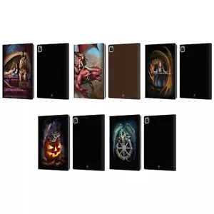 OFFICIAL ANNE STOKES DRAGONS 5 LEATHER BOOK WALLET CASE FOR APPLE iPAD - Picture 1 of 11