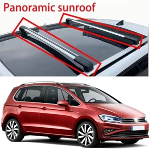 Fits for VW Golf SV 2014-2017 Cross bar crossbar Roof Rail heighten - Picture 1 of 7