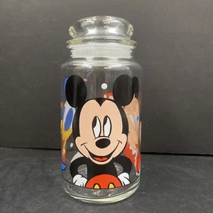 Anchor Hocking Disney bote tarro de vidrio Mickey Mouse Minnie Donald Duck caramelo - Imagen 1 de 7