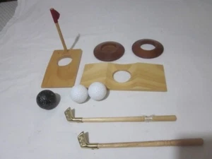 golf set as seen in photos the sticks are heavy solid metal - Picture 1 of 5