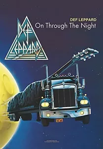 Def Leppard On Through The.. large fabric poster / flag 1100mm x 750mm (hr) - Imagen 1 de 1