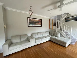 2 Seater Sofa And 3 Seater Chaise With Center Table - Picture 1 of 9