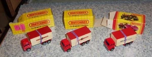Matchbox Mercades Container Trucks Lor a 3 - Picture 1 of 8