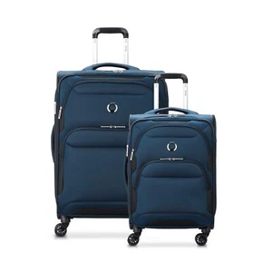 DELSEY PARIS Sky Max 2.0 Softside Expandable Luggage with Spinner Wheels, Blu... - Picture 1 of 12