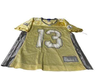 Camiseta de fútbol para mujer pequeña Kurt Warner #13 Arizona Cardinals NFL Reebok Foto 1 de 4