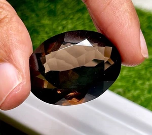 49.44ct Wonderful Natural Smoky Quartz Loose Gemstone - Picture 1 of 3