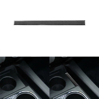 Soporte de taza de agua central de fibra de carbono para Toyota Tundra 2014-2018 Foto 1 de 4