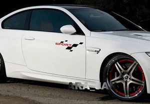 Sport Decal Sticker Racing car logo door stripe emblem motorsport performance - Bild 1 von 8