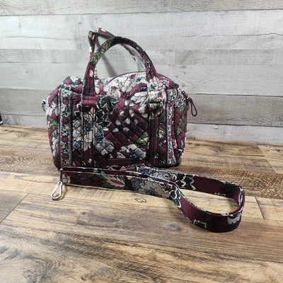Vera Bradley Iconic 100 Handbag - Bordeaux Blooms  - Image 1 of 4