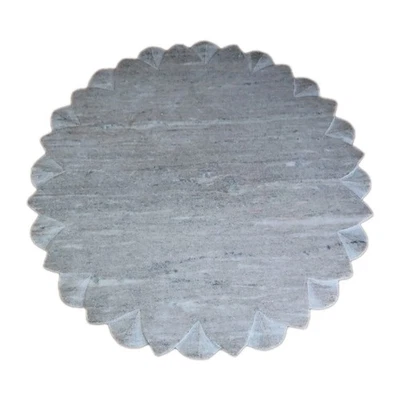 Lazy Susan, Grey Multicolor, 18", Handcrafted, Travel The World From Home, New - Image 1 of 2