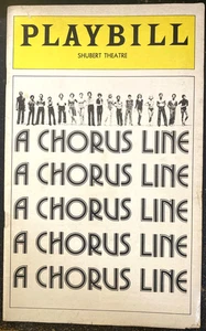 PLAYBILL Program Magazine July 1978 A CHORUS LINE - Picture 1 of 7