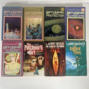 Larry Niven Science Fiction 8 book lot Sci-fi Pulp Ballantine Ace Del Rey - Imagen 1 de 24