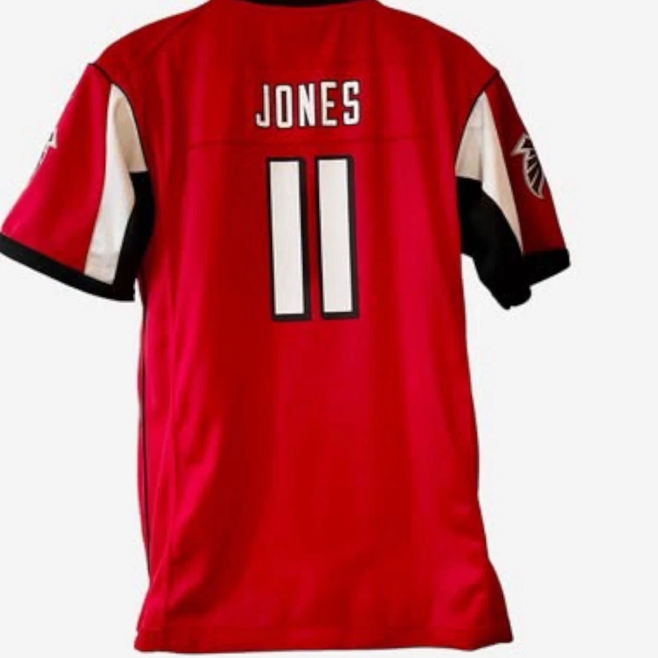 Camiseta de fútbol americano juvenil Atlanta Falcons Nike NFL Julio Jones #11 XL 18/20 roja para niños Foto 1 de 4