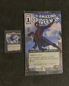 Amazing Spider-Man 1 NYCC Magic The Gathering Comic & MTG Peter Parker Promo - Picture 1 of 1