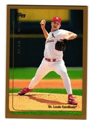  Tarjeta de béisbol 1999 Topps #359 Alan Benes Cardenales de San Luis Foto 1 de 2