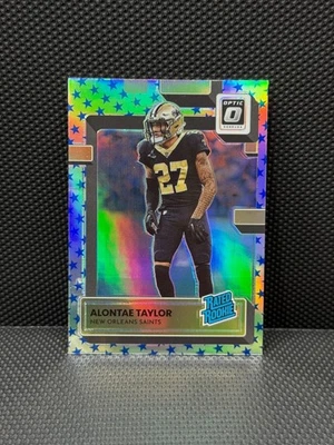 2022 Panini Donruss Optic Alontae Taylor Stars Prizm RC #300 Saints - Image 1 of 2
