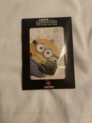 Minions Rise Of Gru Variety Childrens Charity Collectible Heart Lapel Pin New