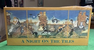 NEW A NIGHT ON THE TILES 3 LINDA JANE SMITH CAT JIGSAWS 2 X 500 & 1 X 1000 PIECE - Picture 1 of 3