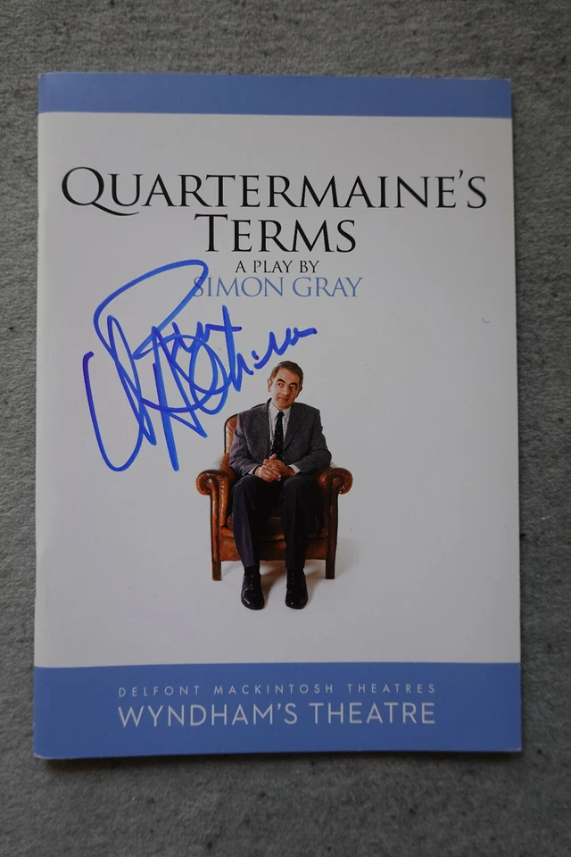 Rowan Atkinson Mr. Bean Theater-Programm Original Autogramm signiert in person - Bild 1 von 1