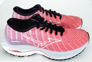 Mizuno Womens (8 Medium) Wave Rider 26 Pink Running Shoes, Very Good Condition - Picture 1 of 12