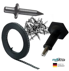 Fixpin Betonnägel 18x4mm Lochband Setzeisen Montageband Montage-Set - Bild 1 von 12