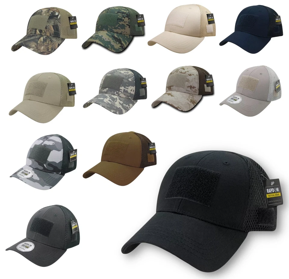 Низкая корона сетки тактический оператор подрядчик военного регулируемый бейсбольная кепка - Изображение 1 из 1