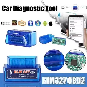 Bluetooth OBD2 Scanner Professional Automotive Read Scan Tool For Android - Picture 1 of 8