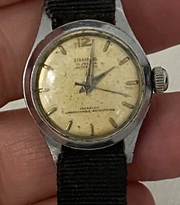 Vintage Stratford 17 Jewel Unbreakable Mainsprings Wristwatch - Picture 1 of 11