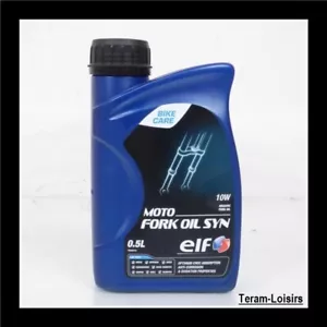 Huile de Fourche Moto ELF 10 W SYNTHESE - FRANCE - Photo 1/1