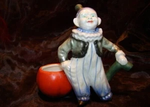 Sel Poivre Figurine Clown Pierrot Pierrette Potiron Style Art Deco-allemand Styl - Imagen 1 de 6