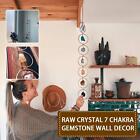 7-Chakra Gemstone Crystal Wall Decor Home Irregular Hanging Ornament Gifts .Au