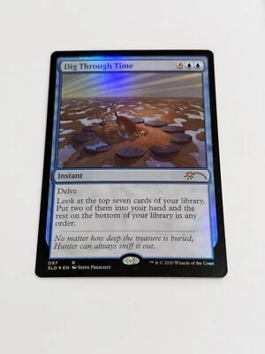 Dig Through Time Foil 097 MTG Secret Lair Drops Series WOTC 2020 - Image 1 of 4