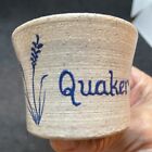 Vintage Rockdale Union Stoneware RUS Quaker Miniature Crock 2"t×2.75"w