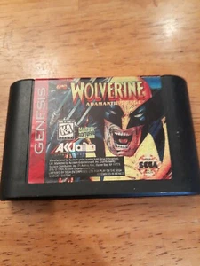 Solo cartucho de Marvel Comics Wolverine Adamantium Sega Genesis - Imagen 1 de 3