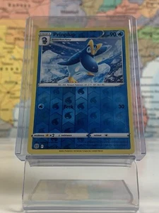 🔵SHIPS SAME DAY Prinplup 036/172 Reverse Holo Pokemon Card Water Type 2022 - Picture 1 of 5