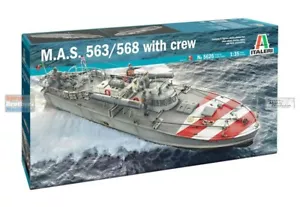 Italeri 1/35 MAS 563/568 Italian Torpedo Boat w/6 Crew ITA5626 new in the box - Picture 1 of 3