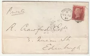 1861 LONDON SW22 DUPLEX EUROPÄISCHE VERSICHERUNGSGESELLSCHAFT WERBUNG INNENKLAPPE + TPO - Bild 1 von 3