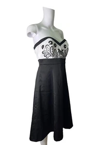 EVIE COLLECTION Dress Size Medium 12 Black Bandeau Zip Womens NEW EU40 RRP £30 - Picture 1 of 13