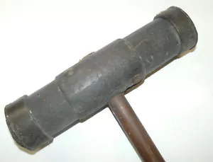 Antiker nautischer Schiffsbauer Hawsing Holzhammer Abdichtwerkzeug 13" Kopf INV14067 - Bild 1 von 6